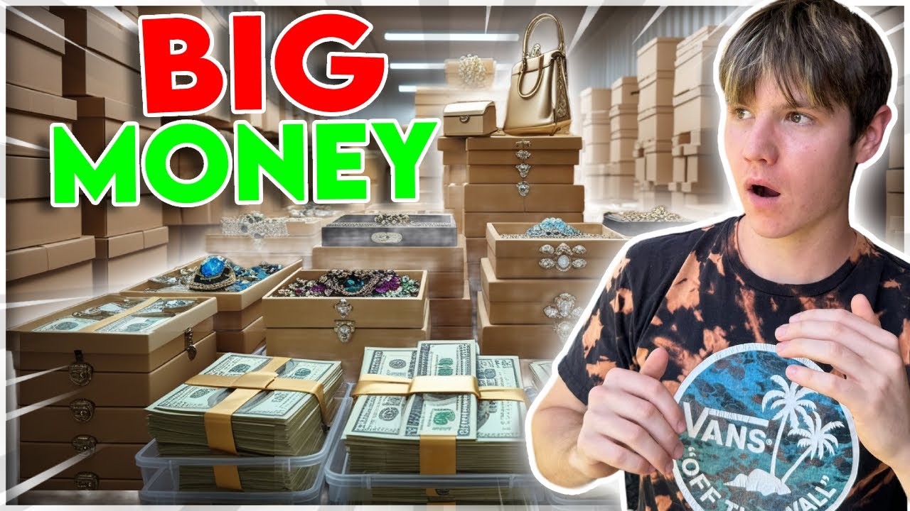 I BOUGHT A $3200 ABANDONED STORAGE UNIT IN THE RICHEST CITY...