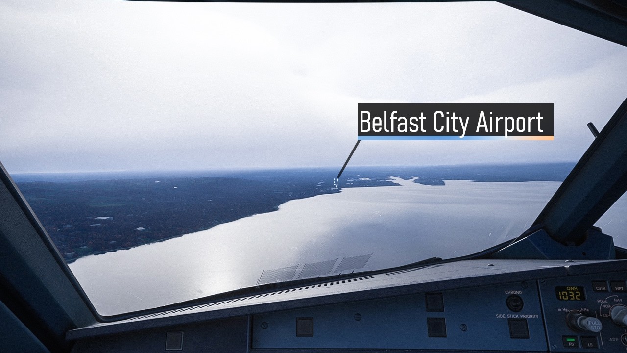 A320 British Airways - Beautiful Autumn Approach into Belfast | Microsoft Flight Simulator