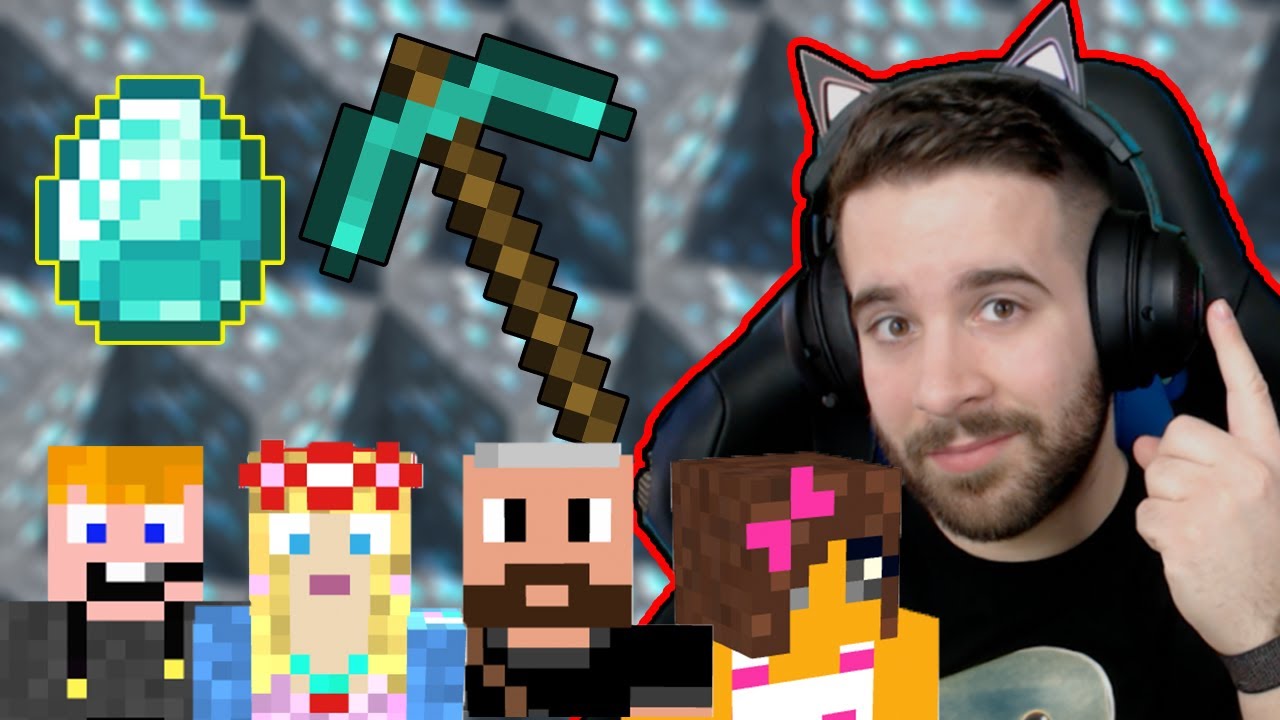 ÓRIÁSI BÁNYÁSZÓS VIDEÓ ! w/ Kinga, ZsDav, Levi és Aida | KIVISSZÜK A MINECRAFTOT