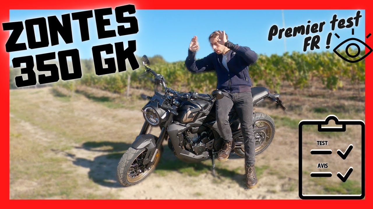 Le TEST de la ZONTES GK350 par @antoninatb