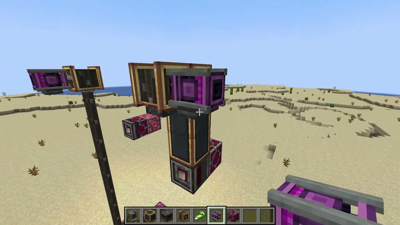 Building a lift with stops on the floors of minecraft, будуємо ліфт з зупинками