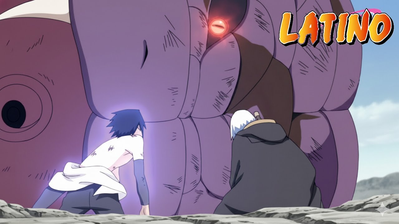 Sasuke sacrifica a la mascota Manda de Orochimaru para sobrevivir – Naruto Shippuden