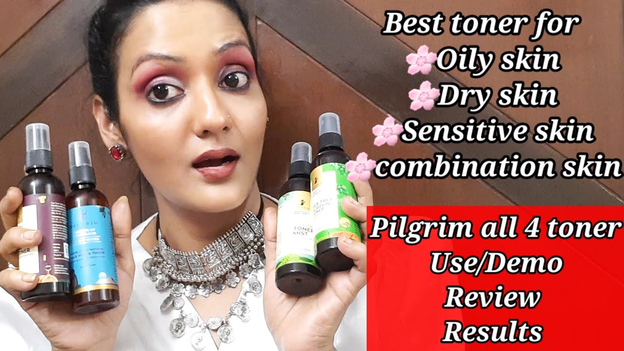 Pilgrim all 4 toner For Oily skin, dry skin , sensitive skin uses and review / How to use toner .