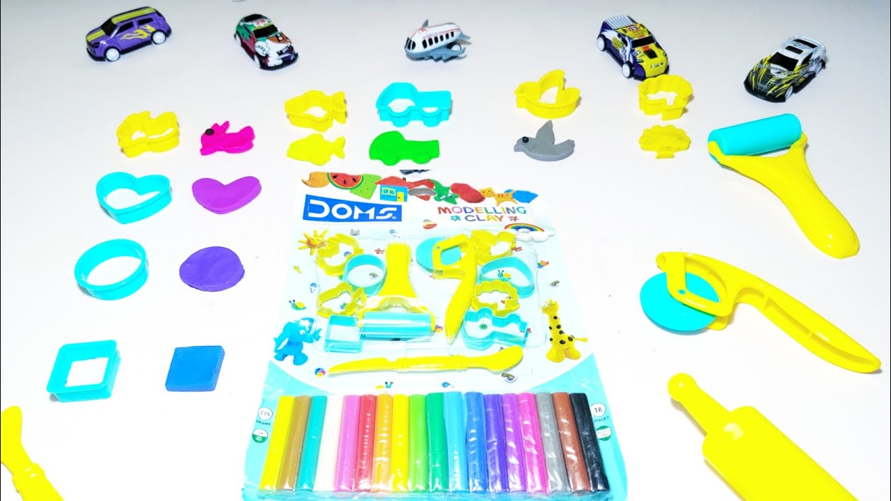 Play With Clay 🌈 Learn colours 03 | Clay video for kids| Clay art | JoJo's Play House 