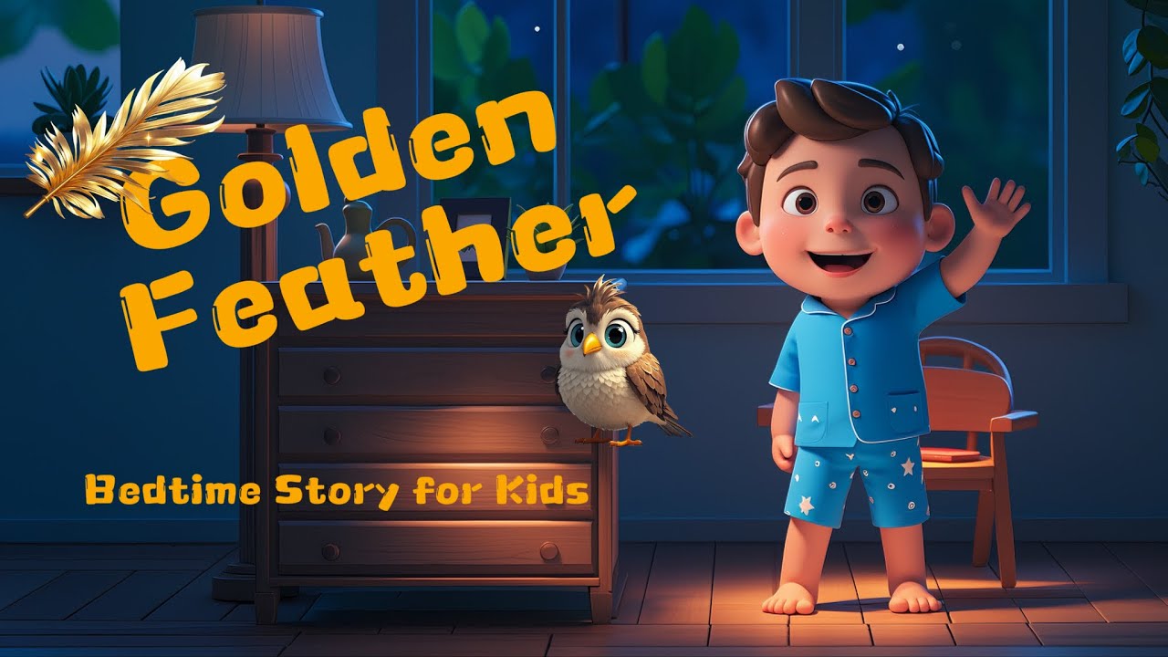 Golden Feather 🪶 | 4K Bedtime Story for Kids 🌙✨ | Nighty Night Stories📚