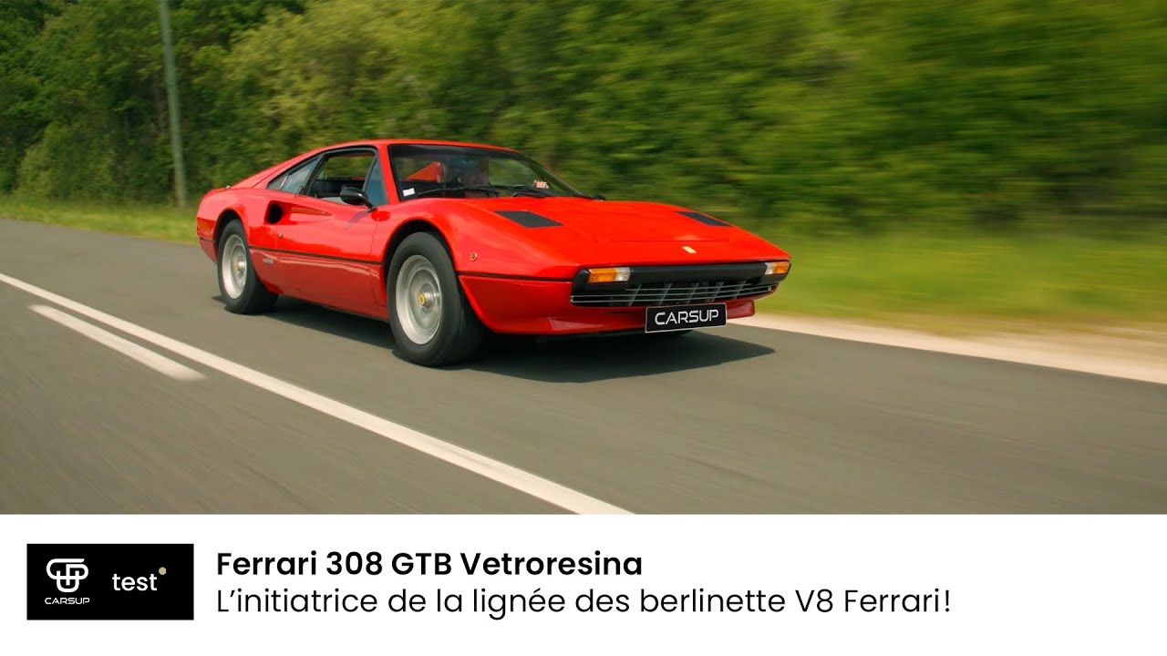 La Ferrari 308 GTB Vetroresina : L’initiatrice de la lignée des berlinette V8 Ferrari !