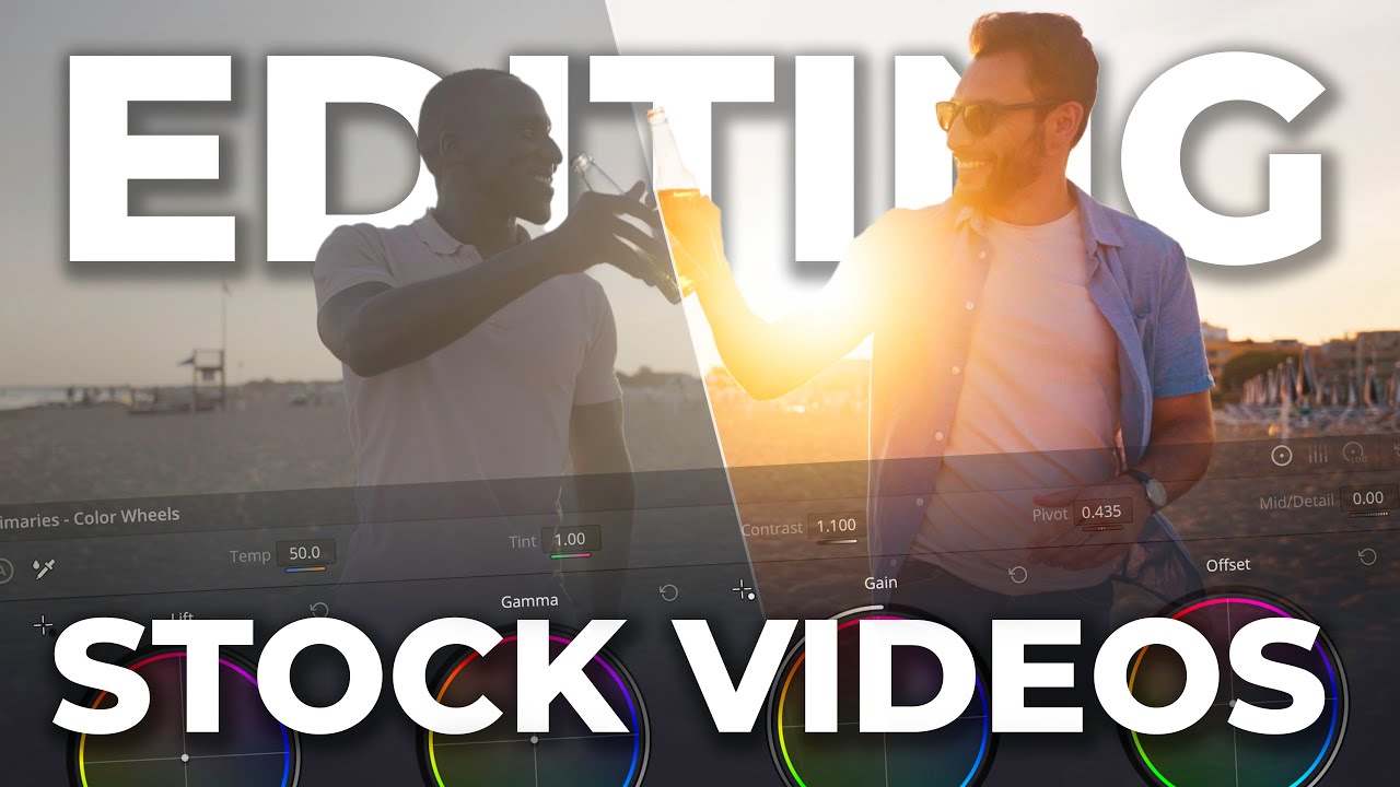 How I Edit STOCK VIDEOS