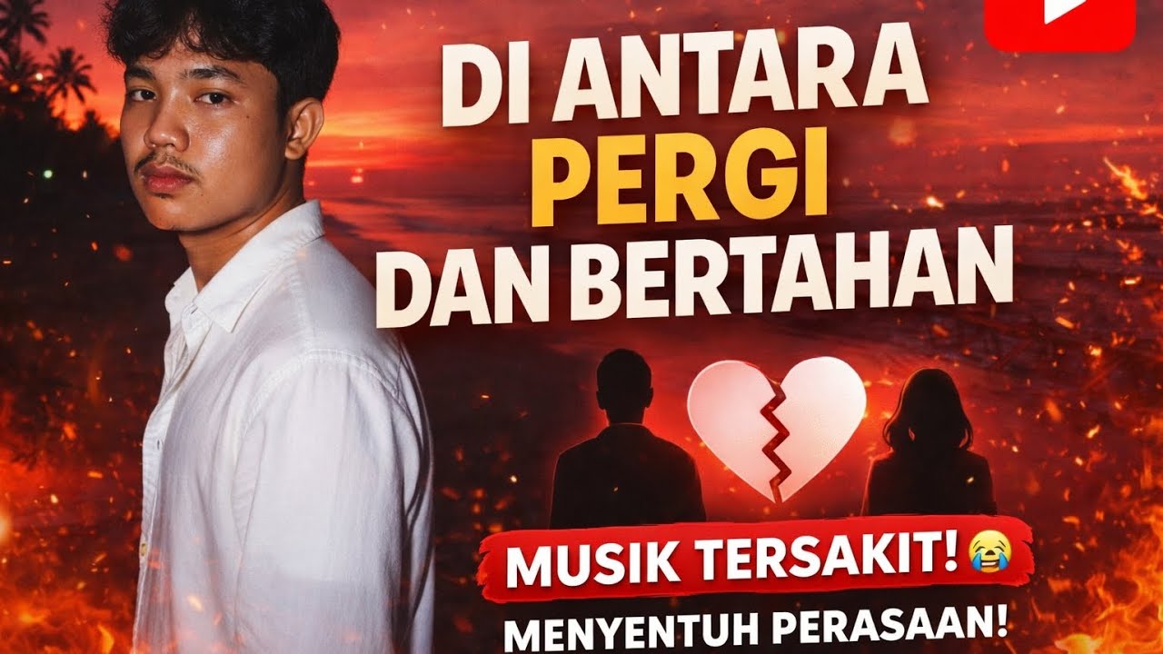 Di Antara Pergi dan Bertahan (Official Music Video) Lagu Galau Terbaru