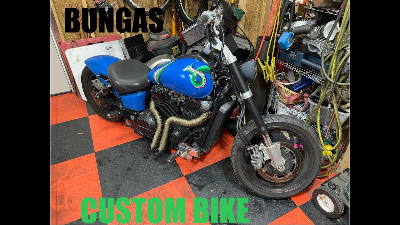 Мой кастомный боббер Honda VTX 1800