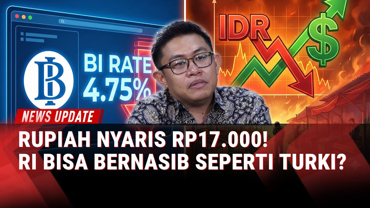 Rupiah Nyaris Rp17.000, Ekonom Peringatkan Bahaya RI Bernasib Seperti Turki