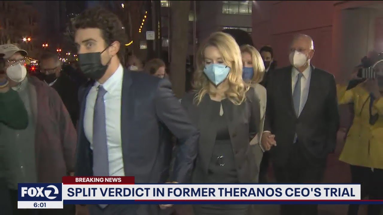 Elizabeth Holmes silent while leaving courthouse after guilty verdict