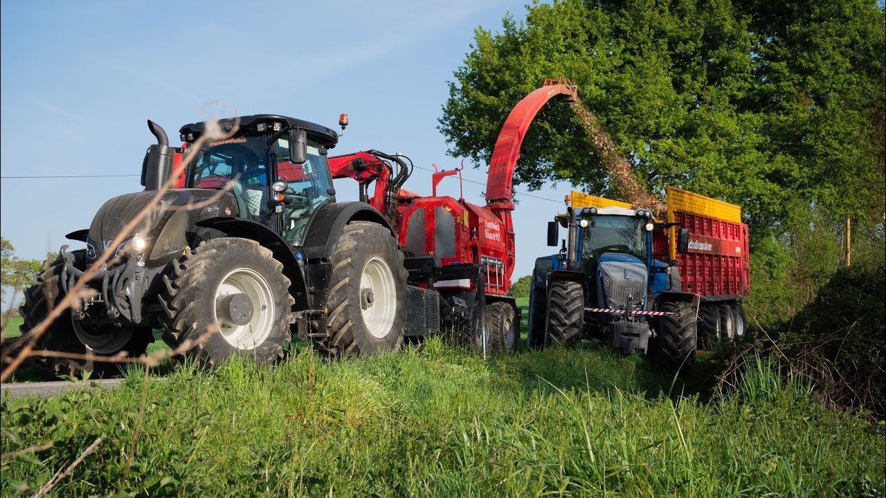 Fendt 933 bleu | Valtra S394 au broyage | Transport XL