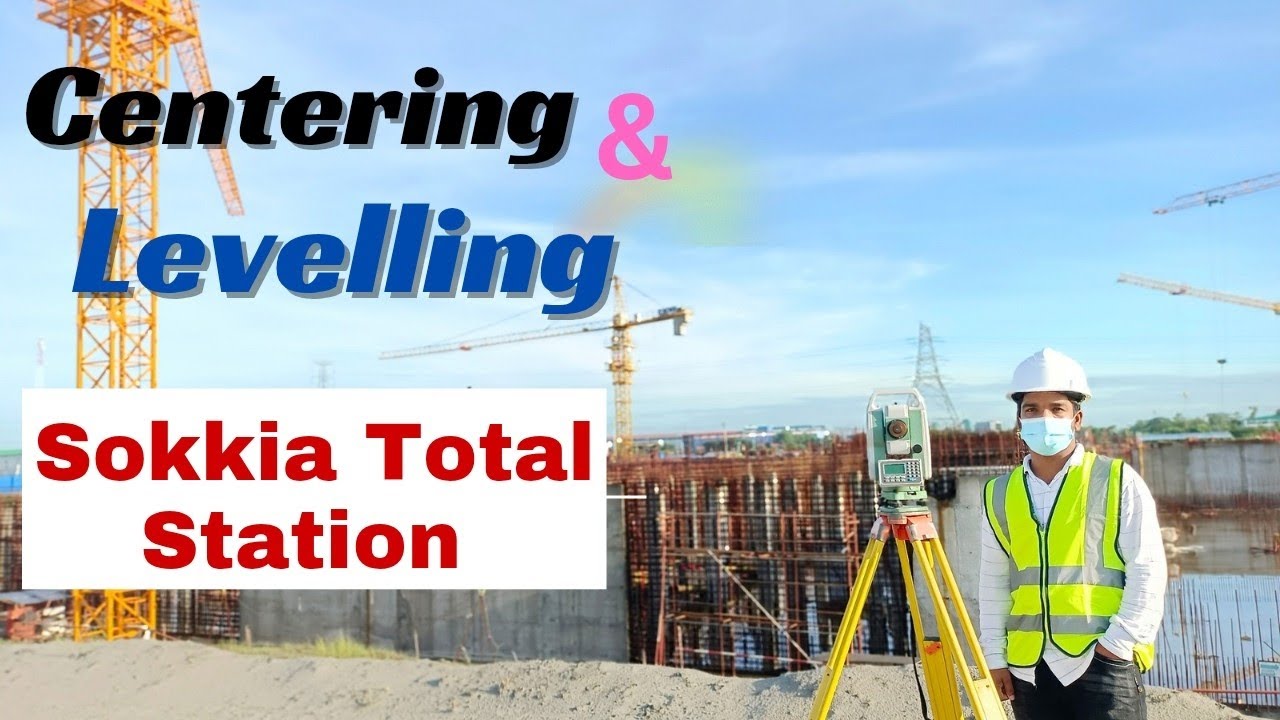 How to setting sokkia total station 💠কাজের আগে টোটাল স্টেশন সেটিং করবেন যেভাবে/Centering & levelling