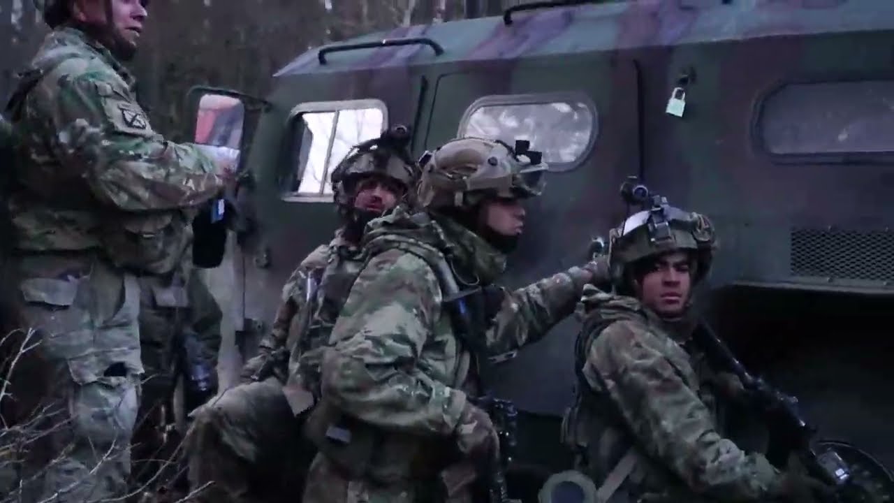 Last day of combined Resolve 25-1 exercise  soldiers fight fiercely