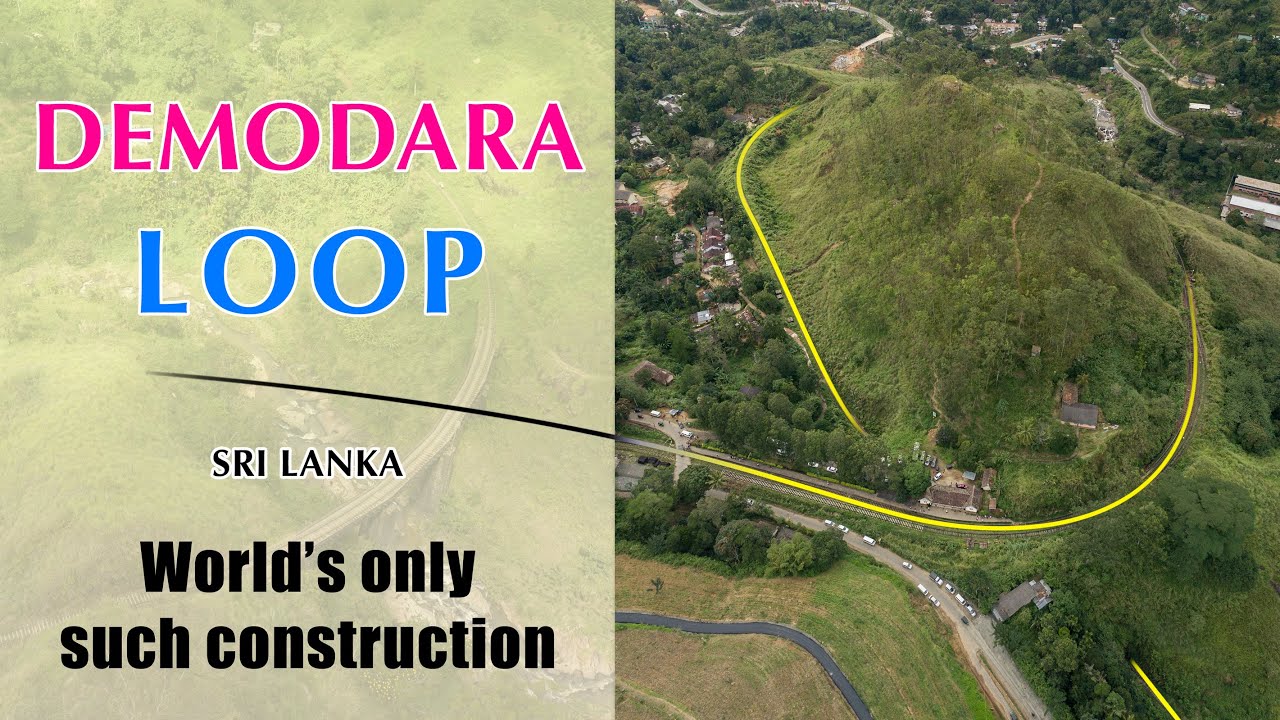 World's one and only Demodara Railway Loop | Part 3 of 5 Best Attractions in Ella, Sri Lanka