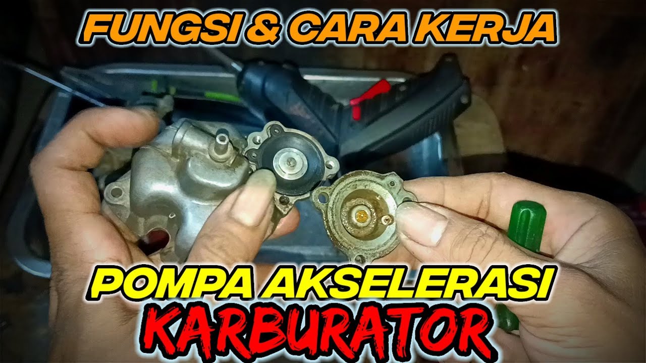 Fungsi dan Cara kerja Pompa Akselerasi Karburator Gl Pro/Mega Pro/Tiger