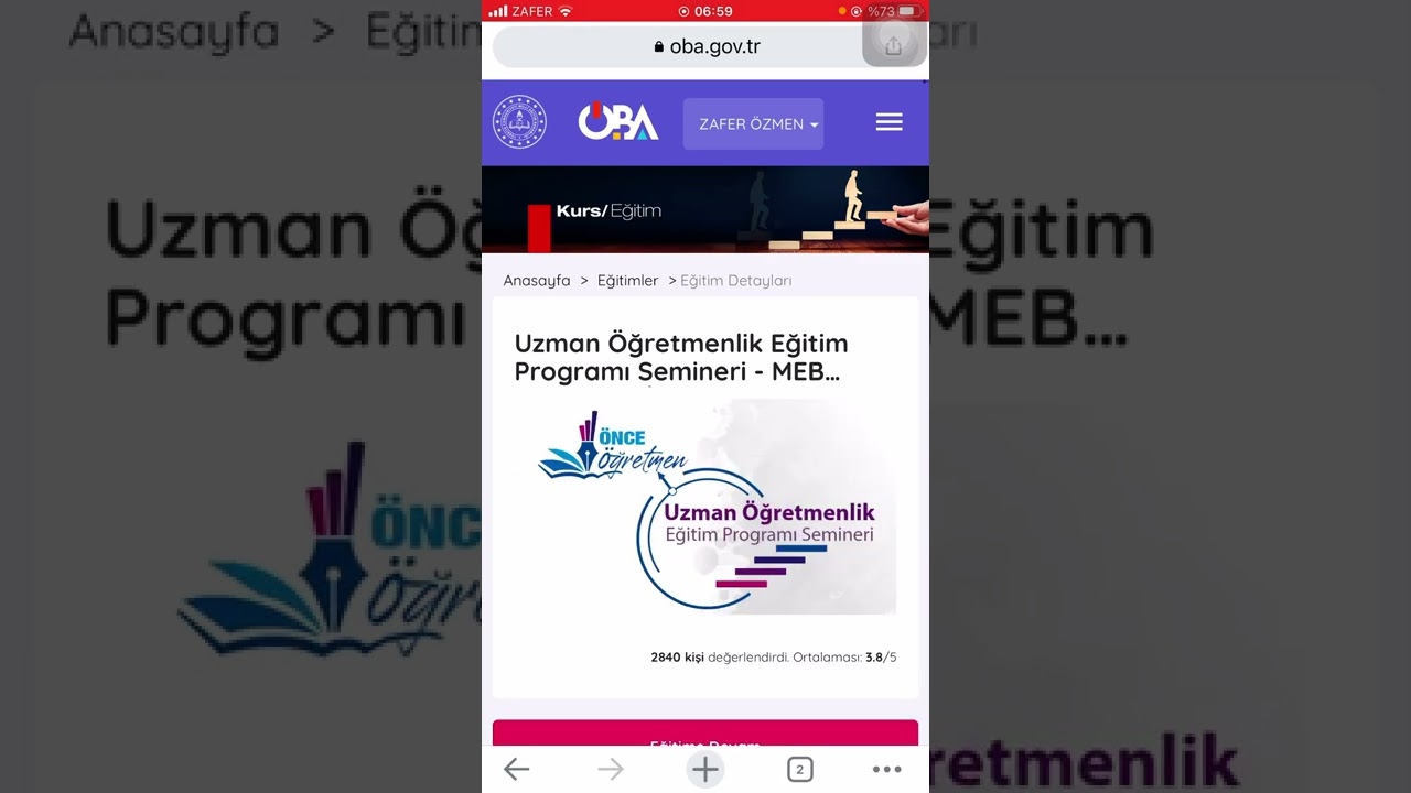 Uzman Öğretmenlik ve Baş Öğretmenlik Eğitim Programlarına Nasıl Girilir?