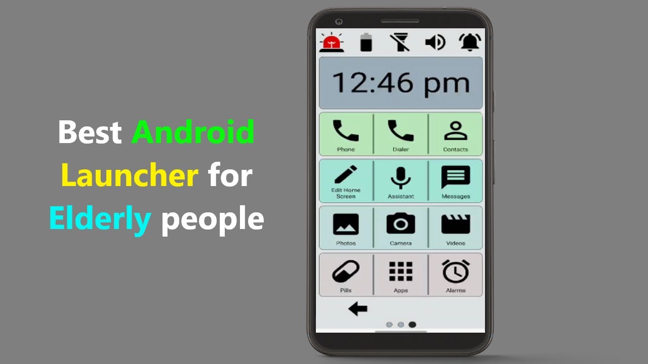 Лучший Android-лаунчер для пожилых людей.