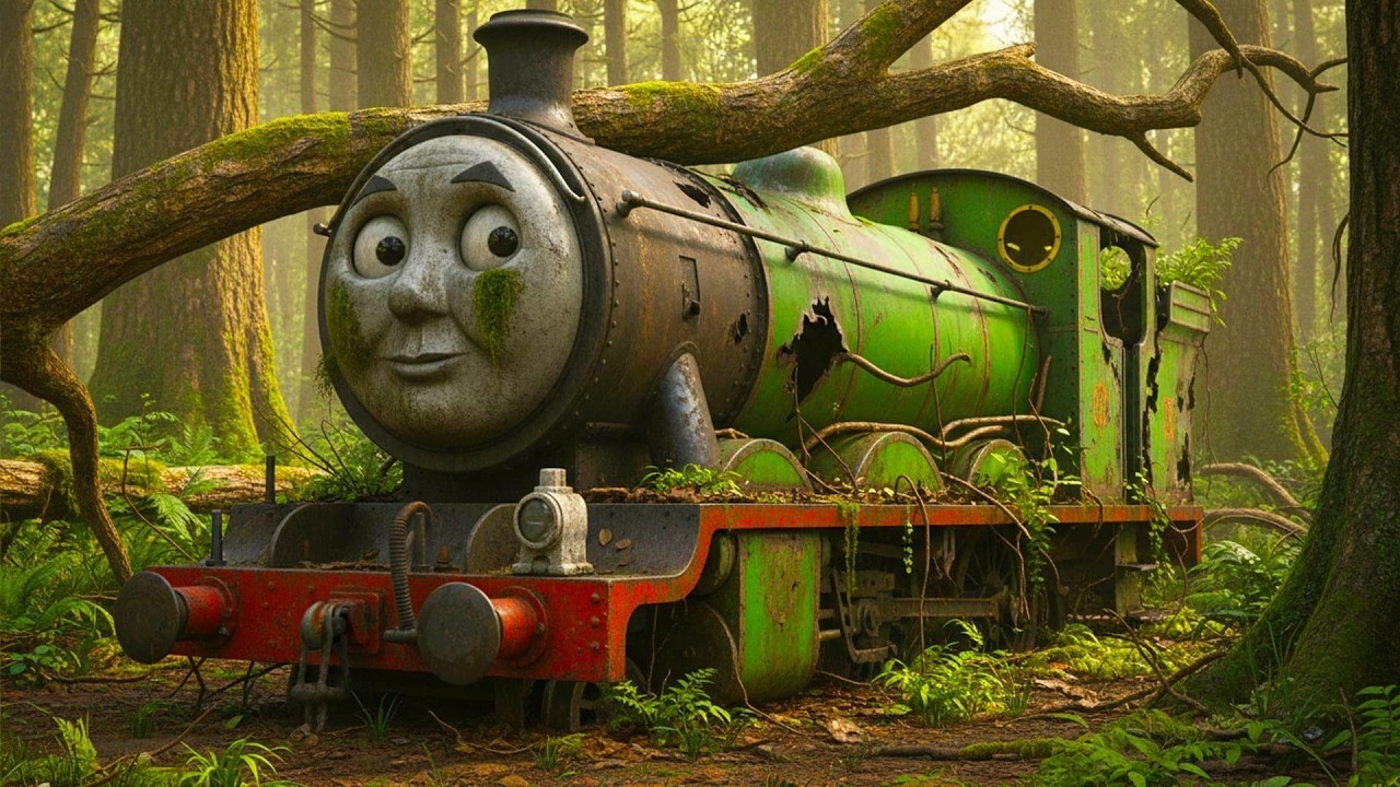ASMR Car Restoration 😱 – Abandoned Thomas with Percy Train Found in the Forest | Full Rebuild