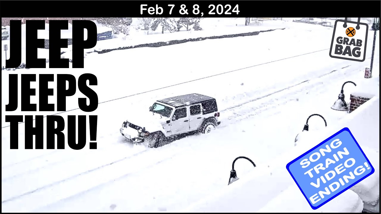 JEEP JEEPS THRU! ROYAL SMIT TRANSFORMER, DEER ALMOST VENISON, TRACKS ON FLATS