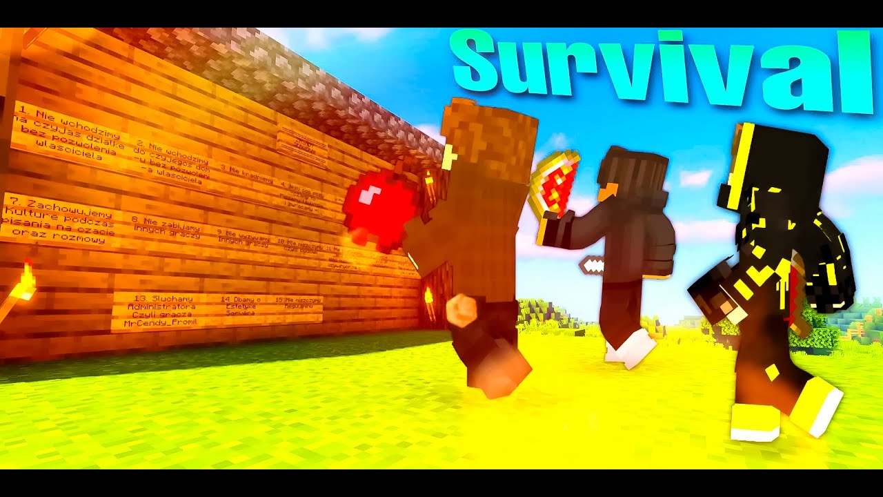 TABLICA ZASAD NA NASZYM SERVERZE! (MEGA ŚMIESZNE) | MINECRAFT SURVIVAL 1.19