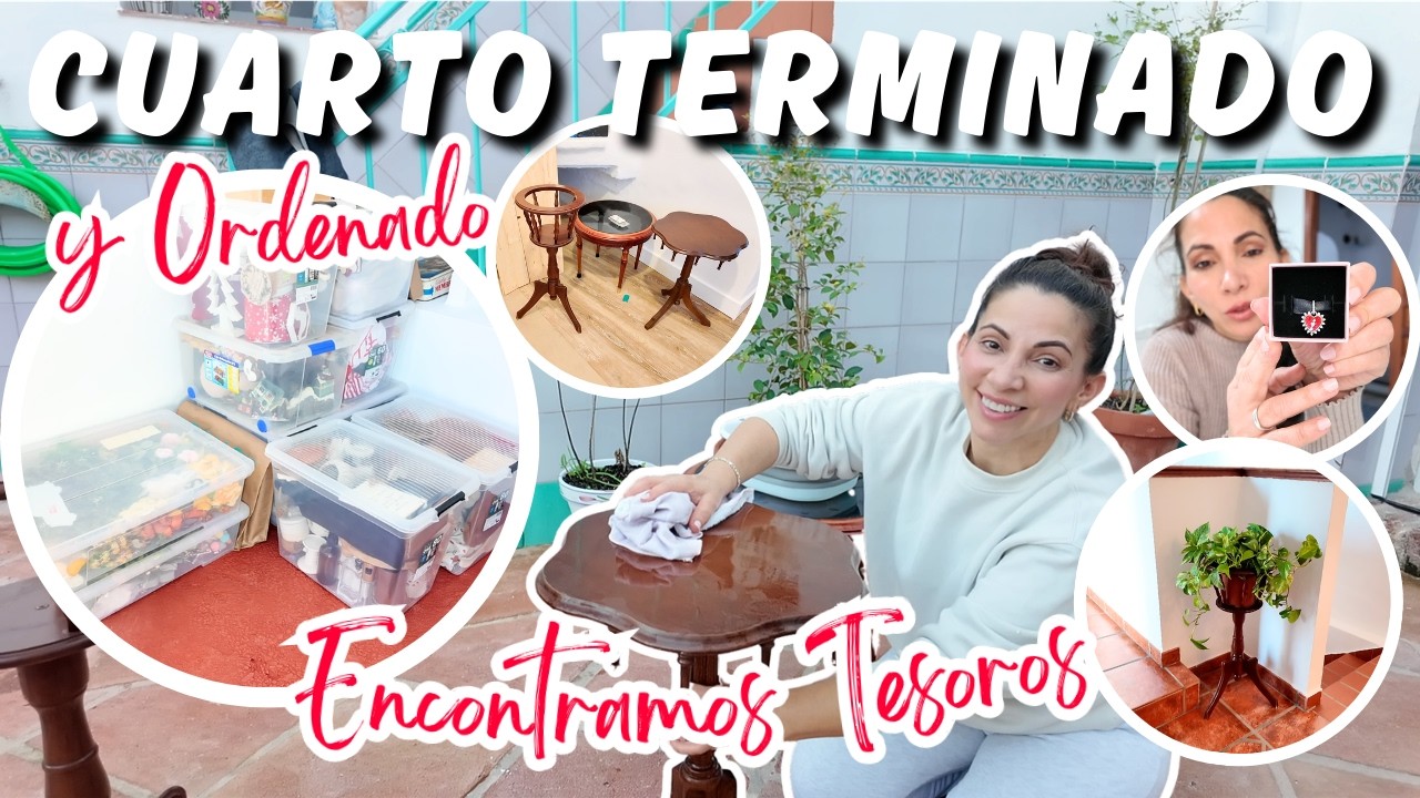 MUEBLES DE SEGUNDA MANO ♻️ | CUARTO TERMINADO ASÍ NOS QUEDÓ + Ponemos Orden