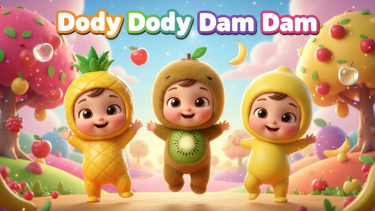 Dance & Sing Dody Dody Dam Dam 🕺💃 | Kids Nursery Rhyme | Play & Giggles Rhymes |