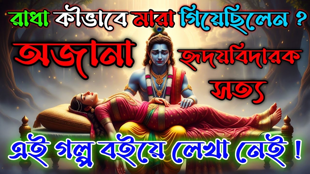রাধা কীভাবে মারা গিয়েছিলেন ? এই গল্প বইয়ে লেখা নেই ! অজানা হৃদয়বিদারক সত্য | Radha Krishna |