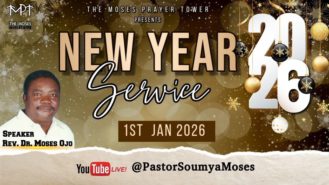 New Year Service | 1st Jan 2026 | The Moses Prayer Tower | Pastor Soumya Moses