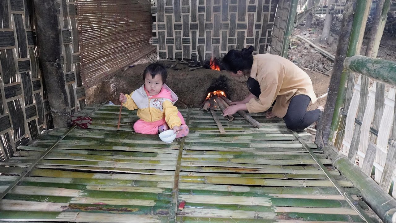 FULL VIDEO: 200 Days of Life in the Wild Forest: A Single Mother's Journey to Make a Bamboo House
