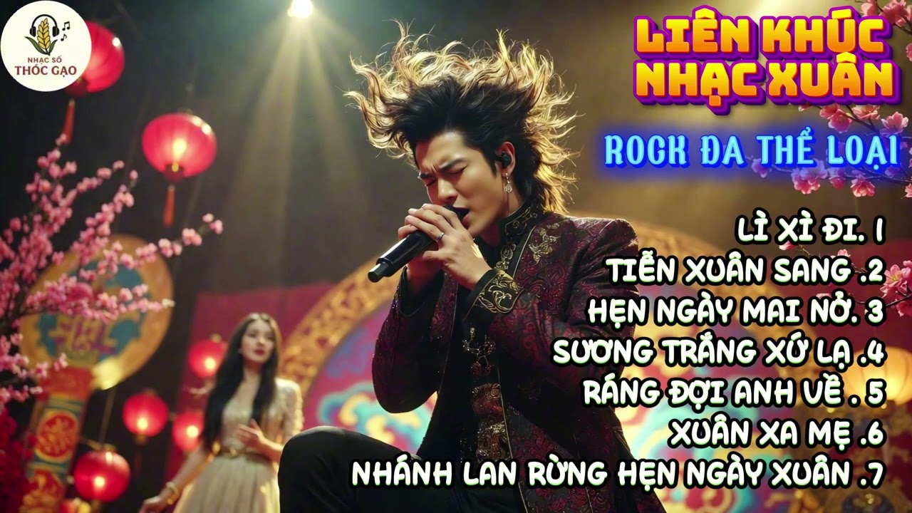 Liên khúc Nhạc xuân - Rock đa thể loại| Nhạc Số Thóc Gạo #slowrock #rockballad #softrock