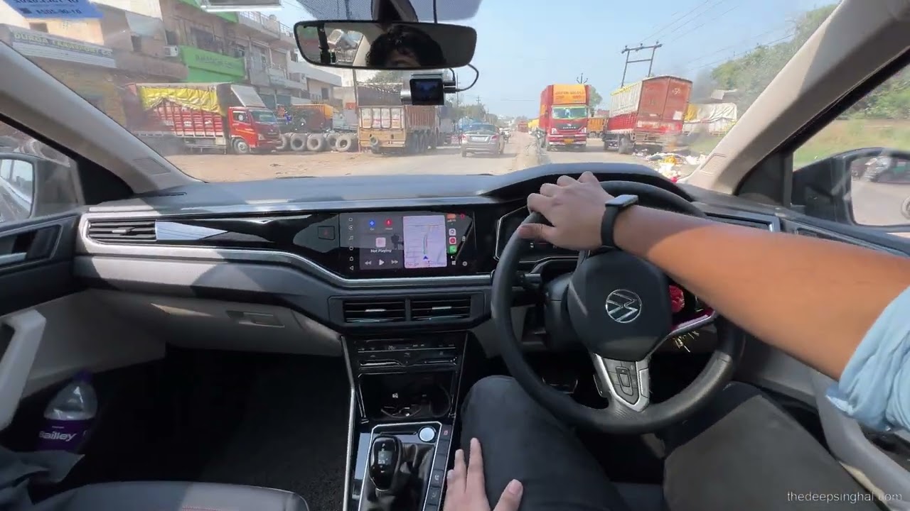 VW Virtus GT POV: городской трафик | Впечатления от Болливуда | Настоящая городская суета в 4K