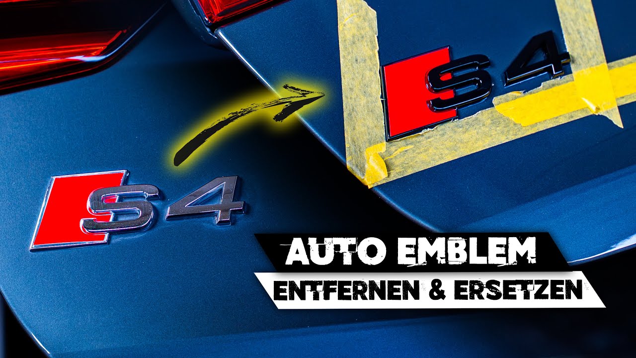 Ohne Lackschaden: EMBLEM ENTFERNEN & perfekt neu ausrichten – so geht’s!