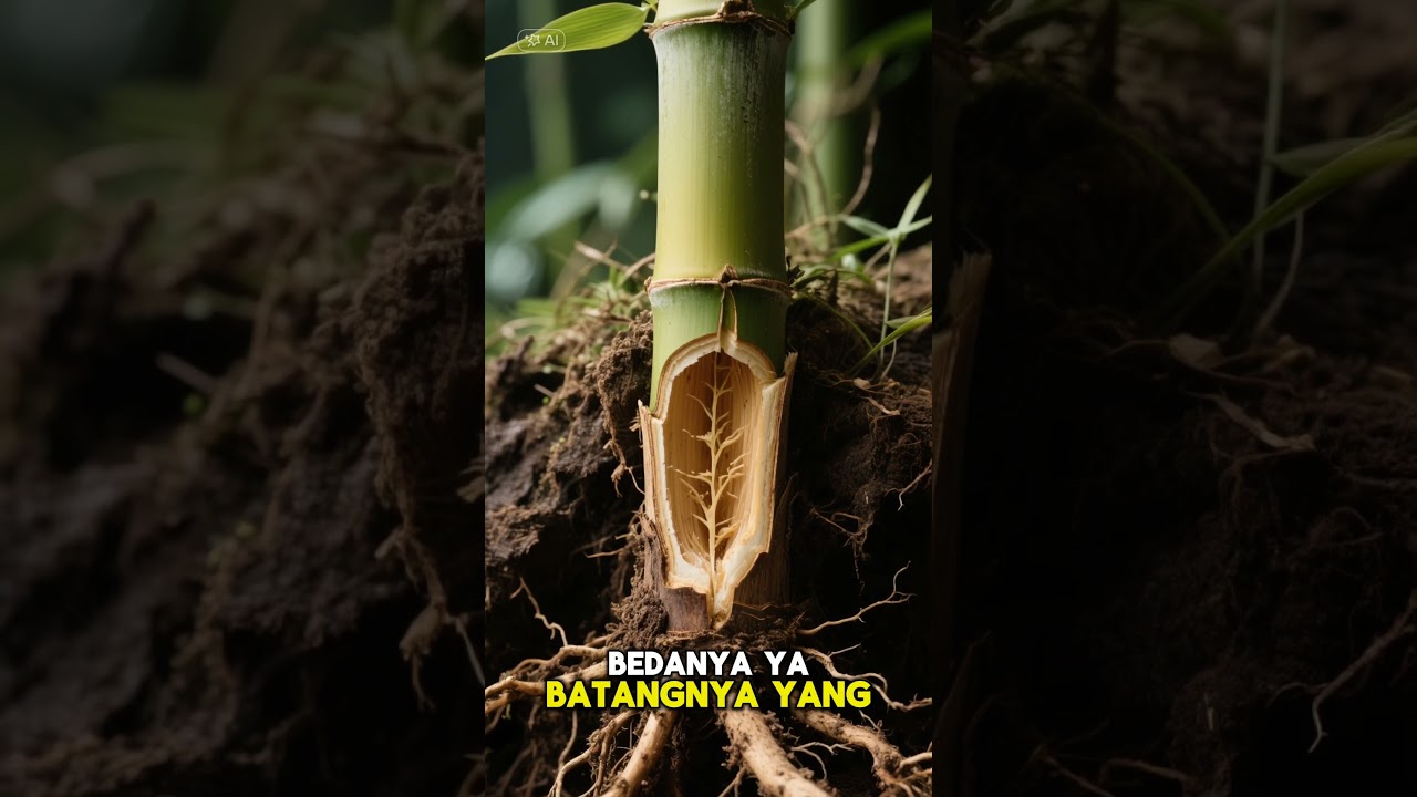 Bambu adalah tanaman darat yang tumbuh PALING CEPAT di dunia #info #pengetahuan #knowledge #sains
