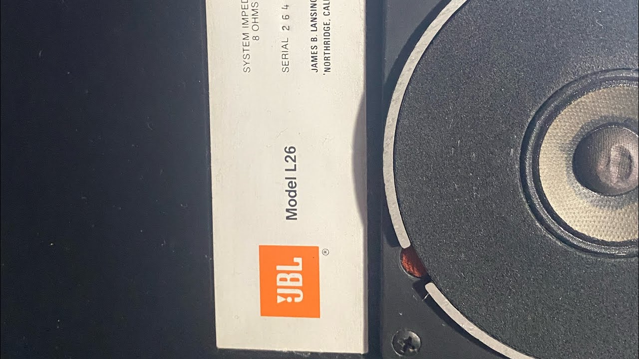 Why JBL L26 is gem among their L series? Sublime! 