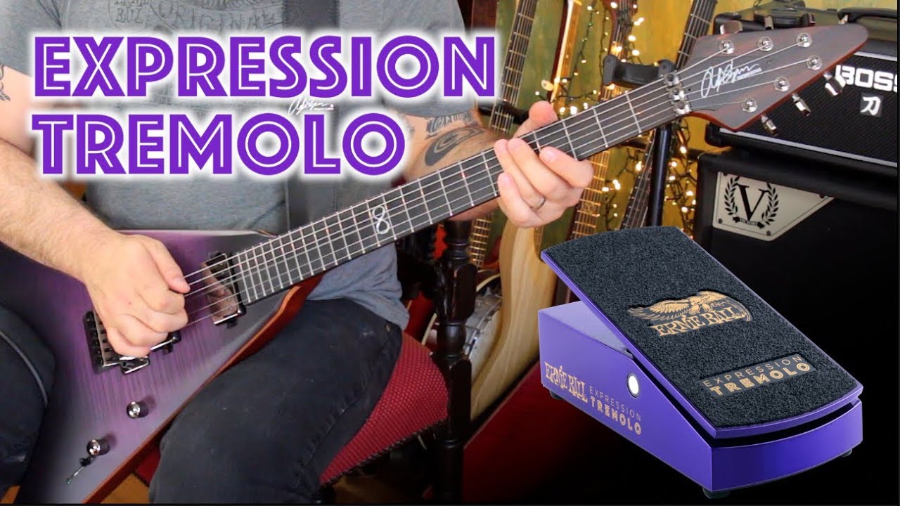 Ernie Ball Expression Tremolo - New Purple Pedal Of Doom