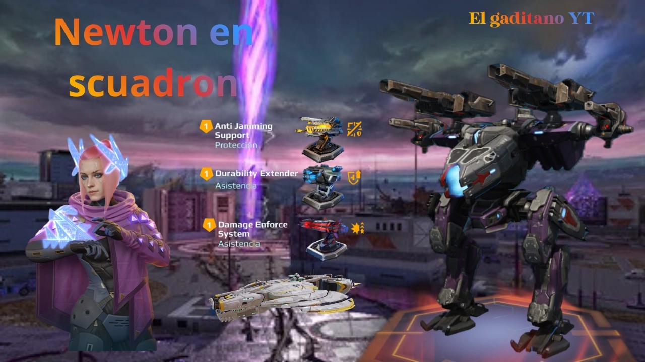 [  ] El gaditano YT.. 👉 Usamos el titan newton en escuad #warrobots #warrobotsgameplay #WR