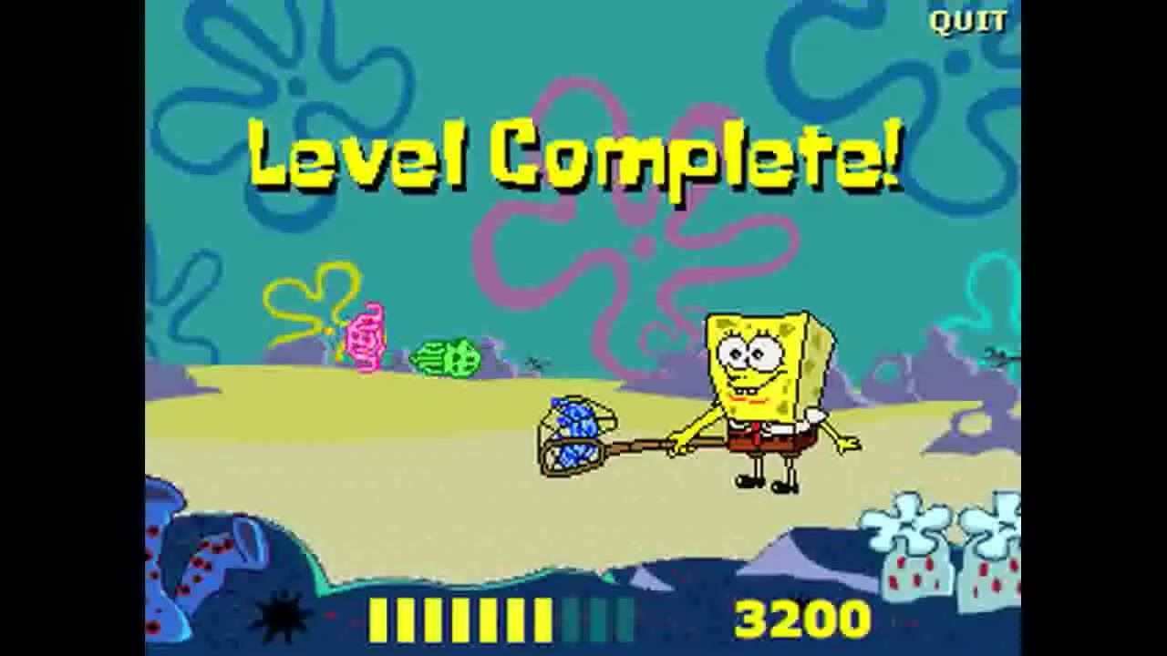 SpongeBob SquarePants: Jellyfishin' - Full Game (You Win ending)