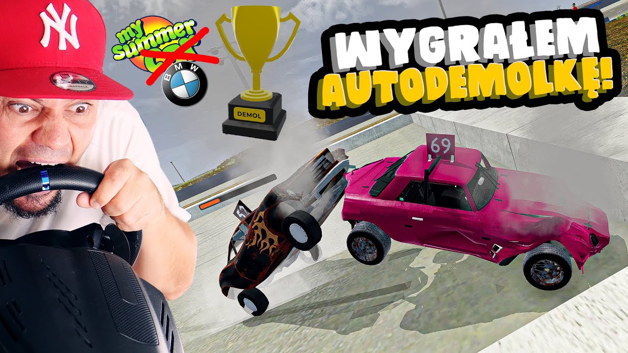 🚘 WYGRAŁEM AUTODEMOLKĘ RÓŻOWYM AUTEM! w *MY SUMMER BMW!* | Mój Gruchot #72 Mon Bazou