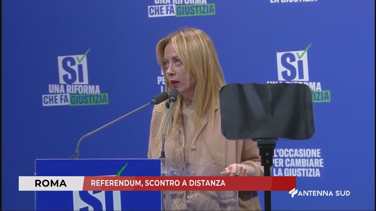 14 MARZO 2026 - ROMA - REFERENDUM, SCONTRO A DISTANZA
