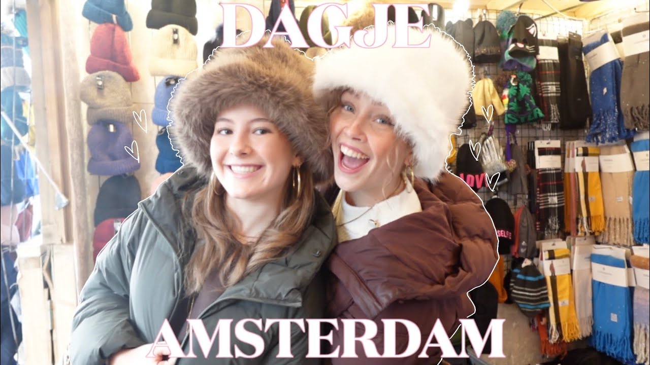 COZY GIRLS DAY IN AMSTERDAM 🎄🛍️ | Kerstmarkt, Lunchen & Shoppen!