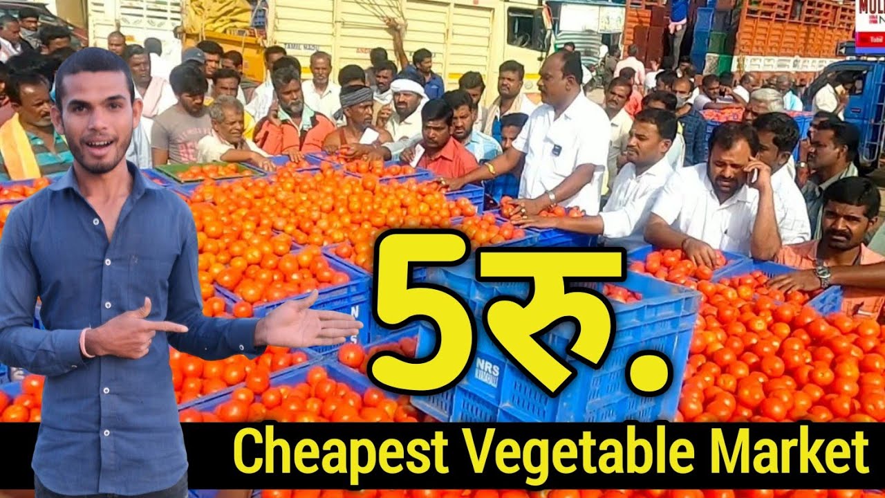 Aaj Itna Jada Sasta Ho Gaya Tamatar 🍅| Vegetable Market | Sabji Mandi Bhav
