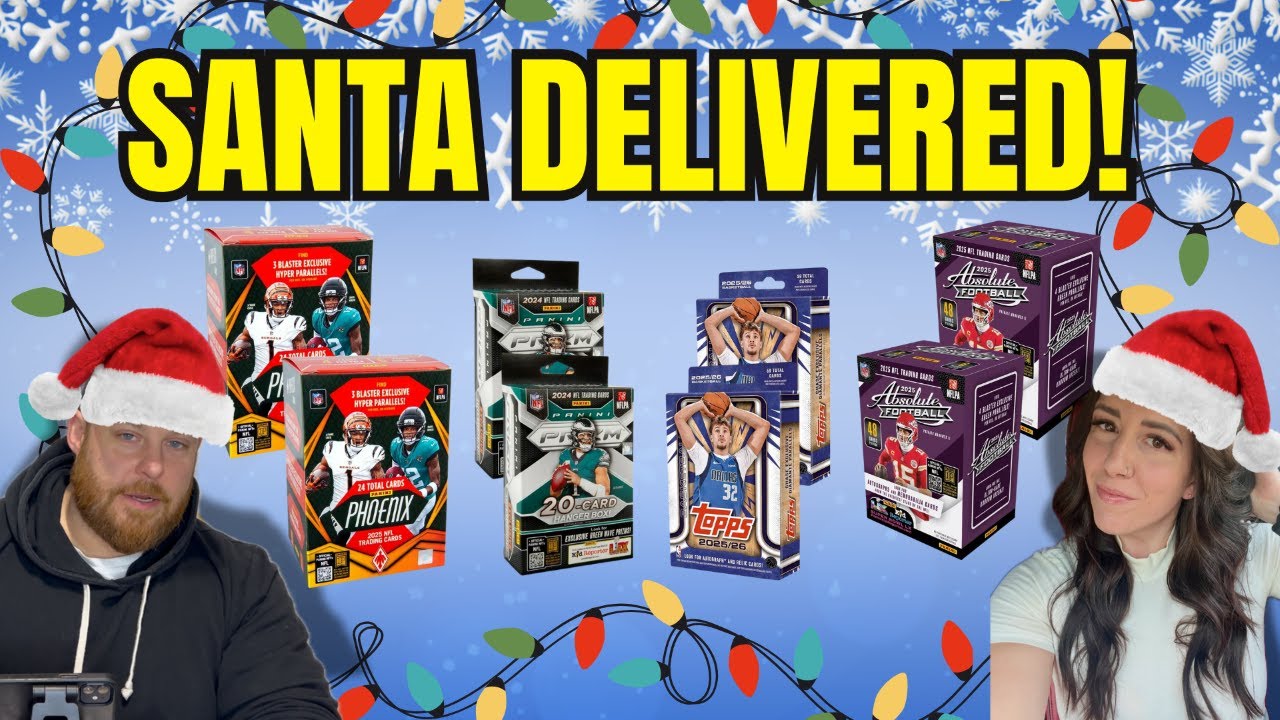Что было у нас в рождественских чулках?! 🎅 Автографы из серии Case Hit + реплики из НБА и НФЛ