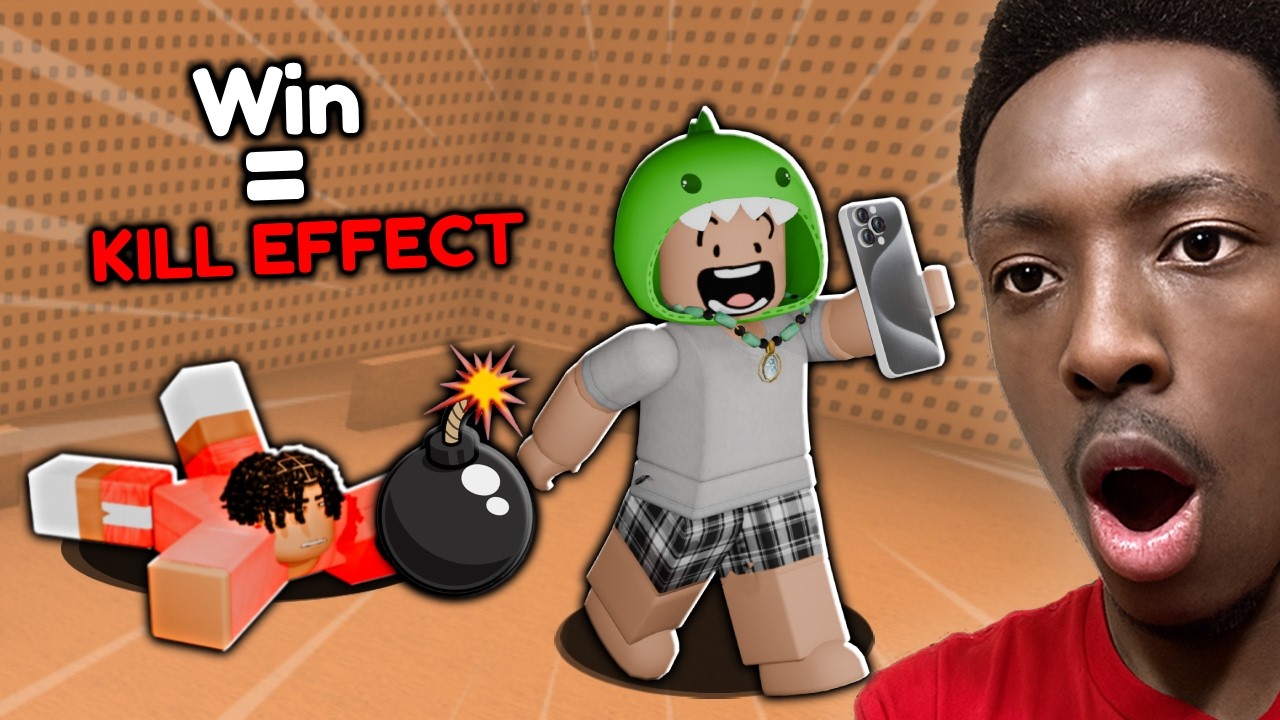 Beat Me in a 1v1, Win Kill Effects in Timebomb Duels (Roblox)