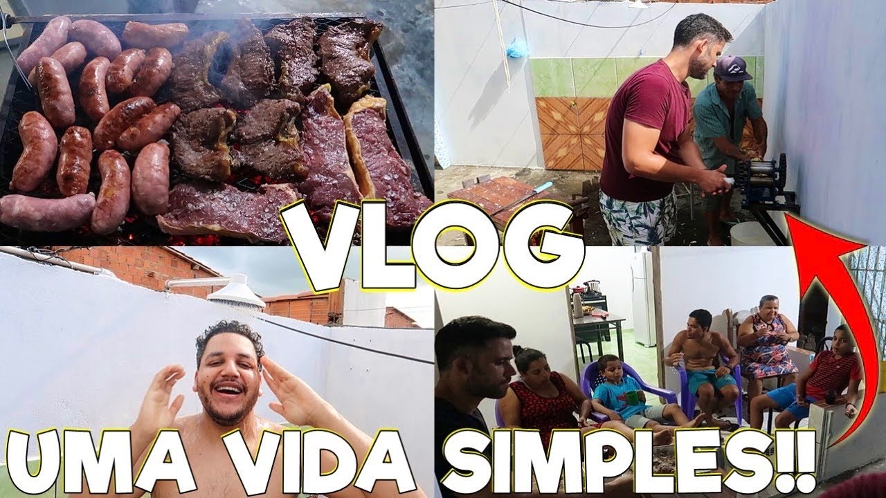 CHURRASCO SIMPLES em FAMILIA!! + ROTINA DE UMA FAMILIA da BAHIA!!