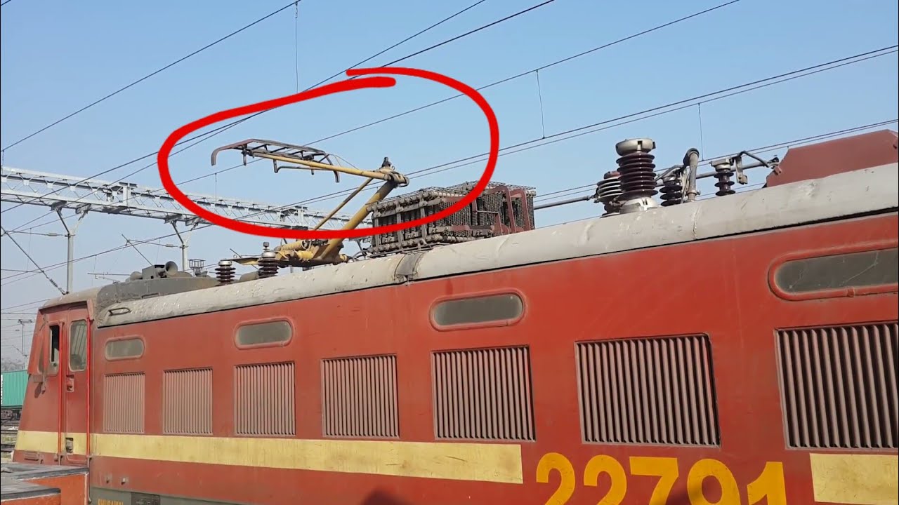 Starting Of A WAP4 Engine | Pantograph Up And Down | Sparking Sounds | Use Earphone Watch Till End
