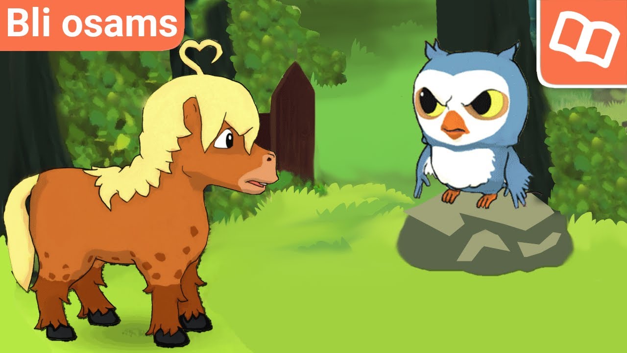 Sagor för barn 2-6 år | Ugglan Izzys Äpple | Godnattsaga | Ljudbok med text & bild