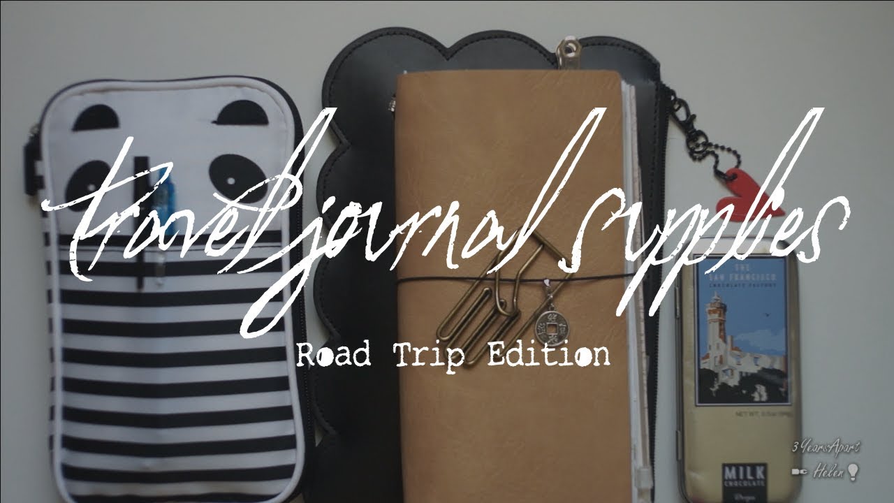 Travel Journaling Supplies: Travel Pencil Case, Stationery Pouch, Art Supplies