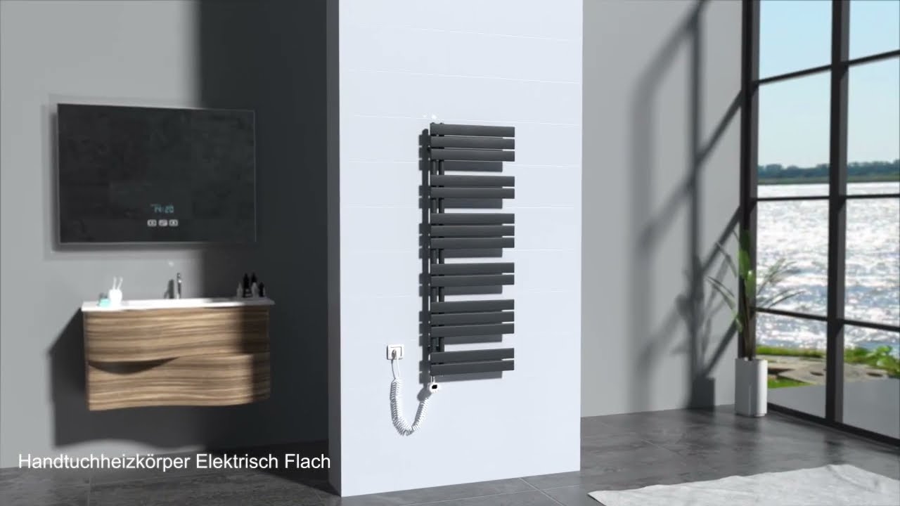 Meykoers Elektrischer Handtuchhalter Heizkörper ESFTRA