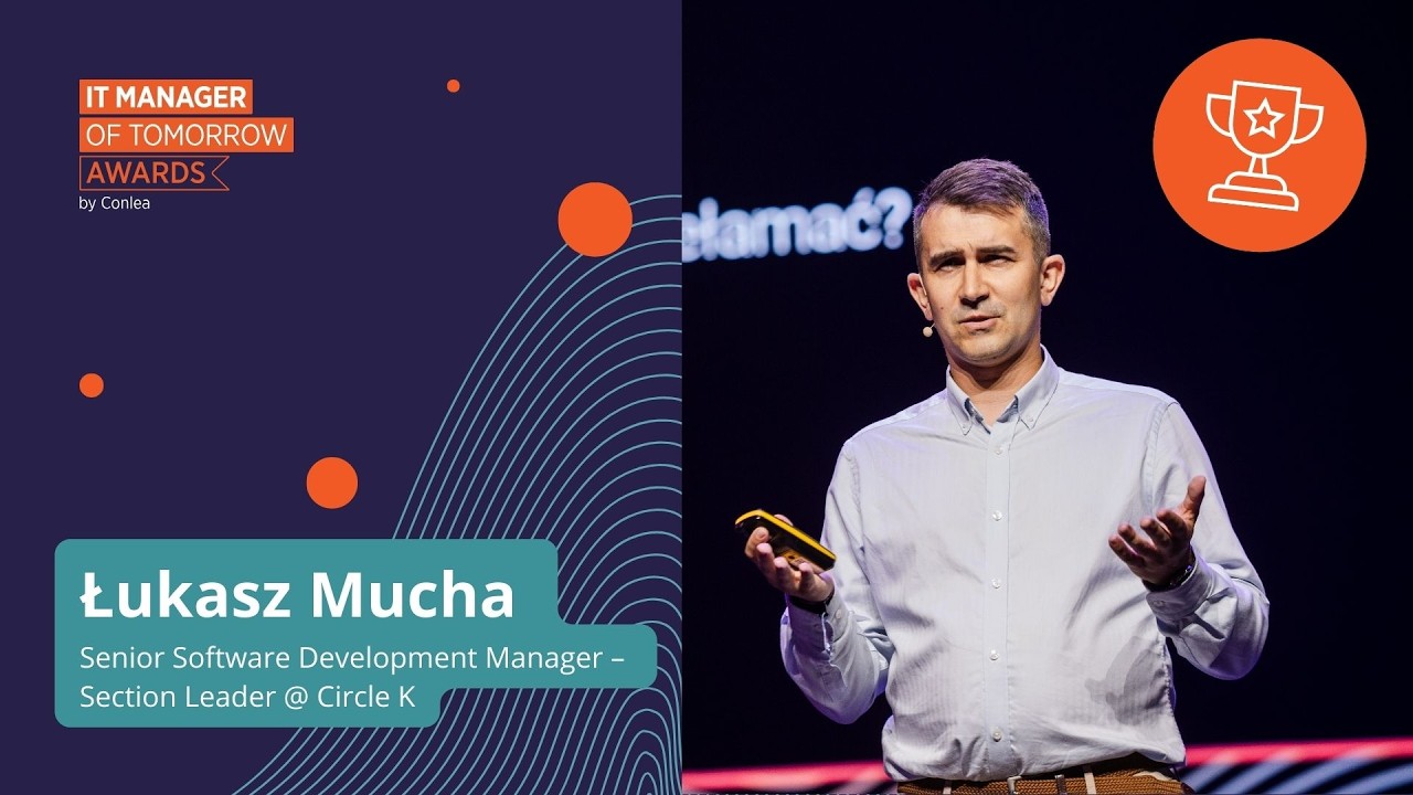 IT Manager of Tomorrow Awards. Łukasz Mucha